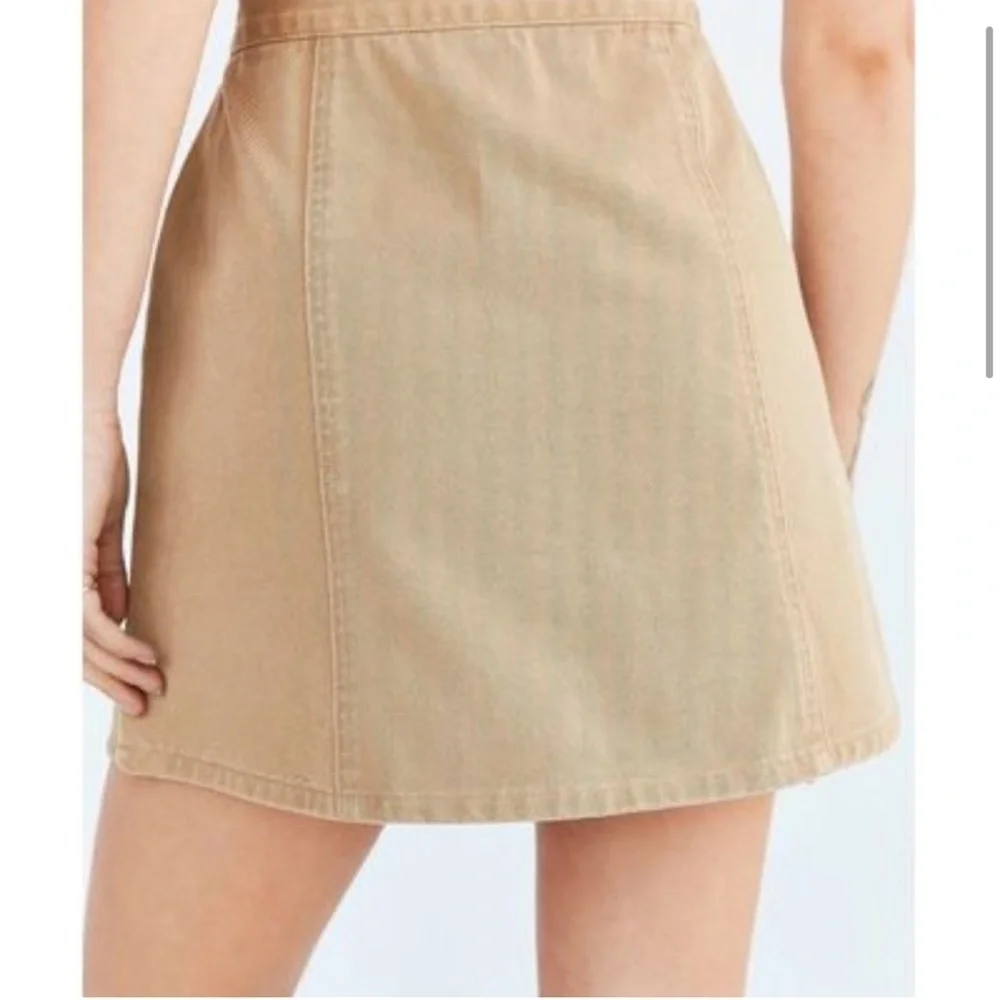 Urban Outfitters BDG Khaki Button-front Skirt Size Medium